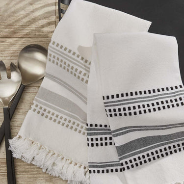 Kyla Woven Towel - Pebblet Set of 2 Park Designs - The Fox Decor